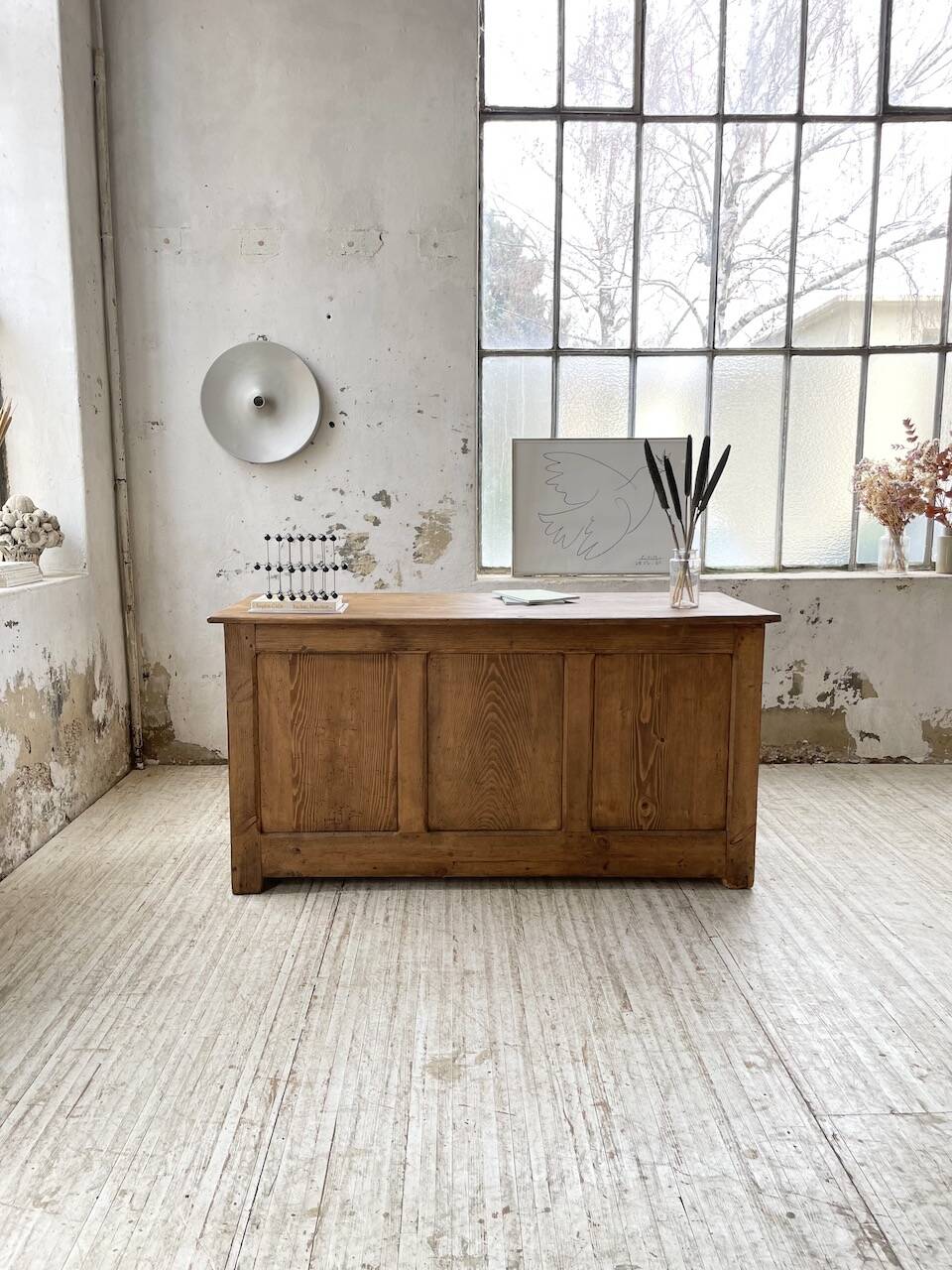 Oak and pine counter 1950