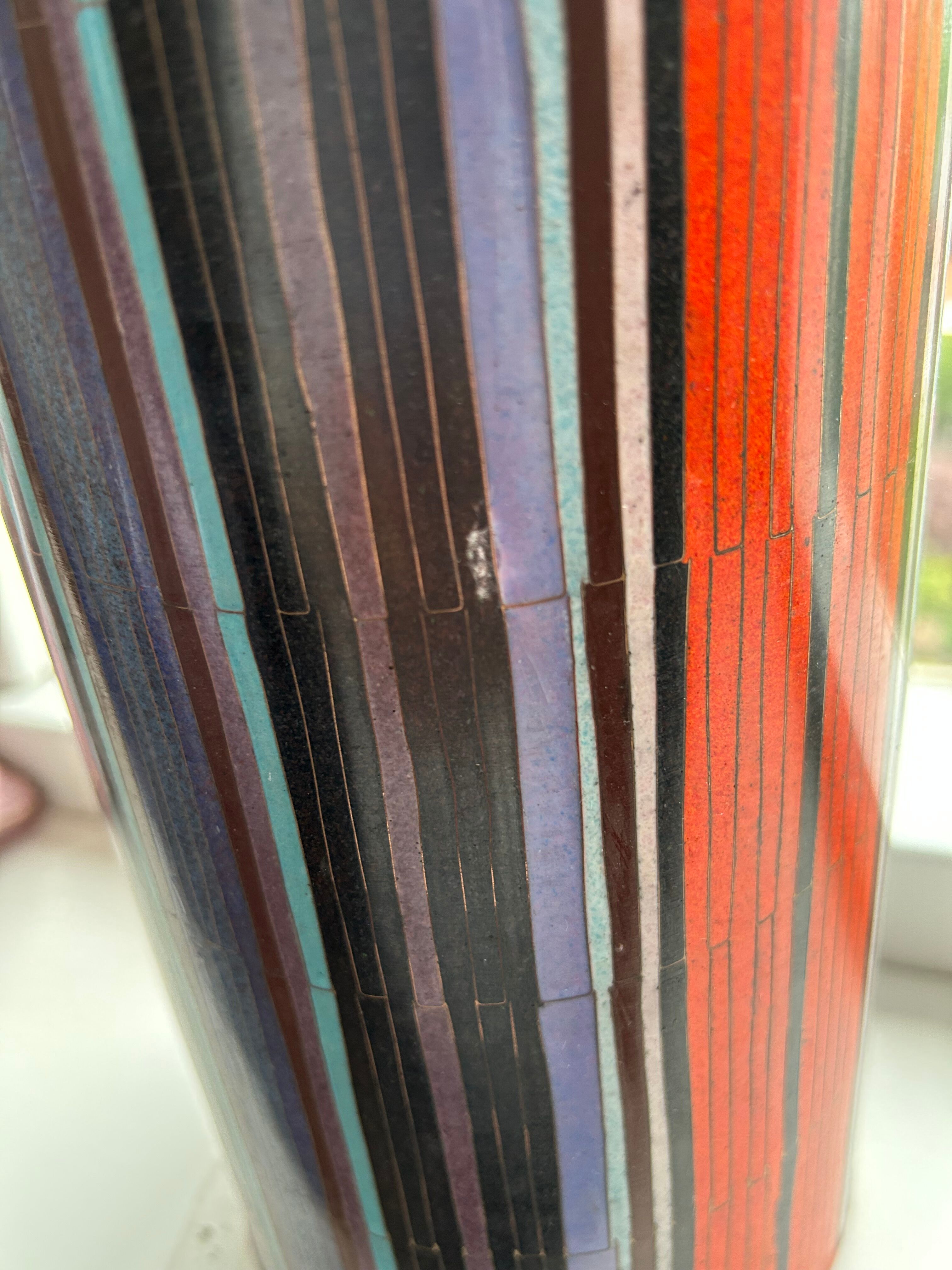 Fabienne Jouvin Paris Cloisonné Vase