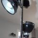 Vintage floor lamp with adjustable 3 spotlights