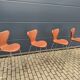 Fritz Hansen Series 7 Bar Stools Arne Jacobsen