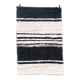Handwoven recycled cotton rug - 40 x 60 cm