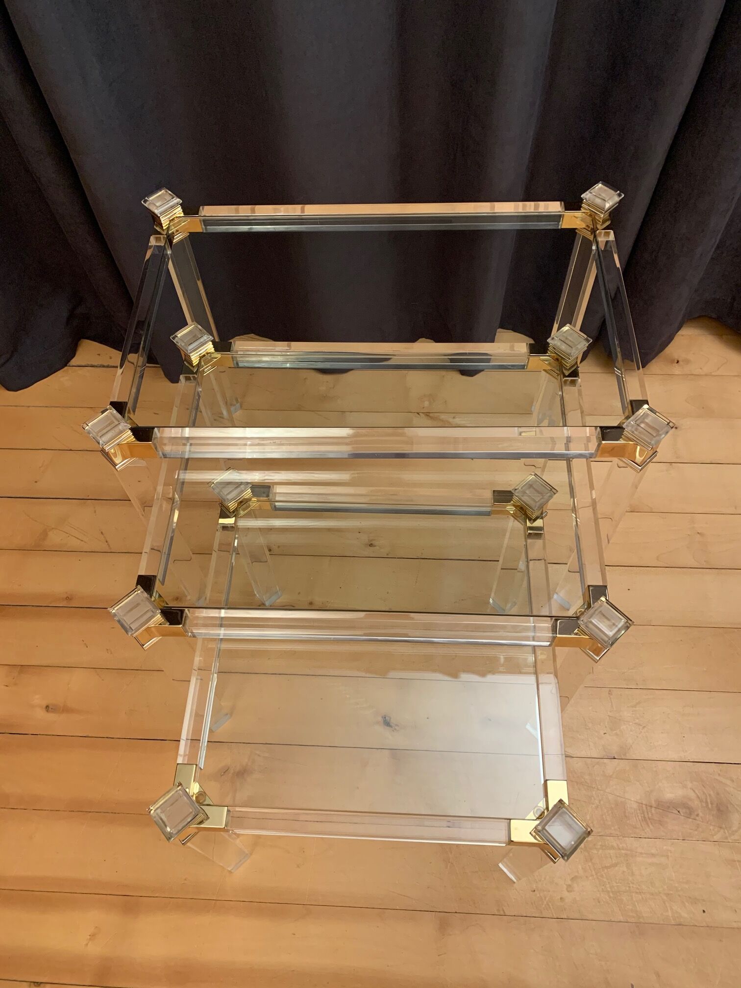 Set of 3 nesting tables, Orsenigo, Italy, 1970s