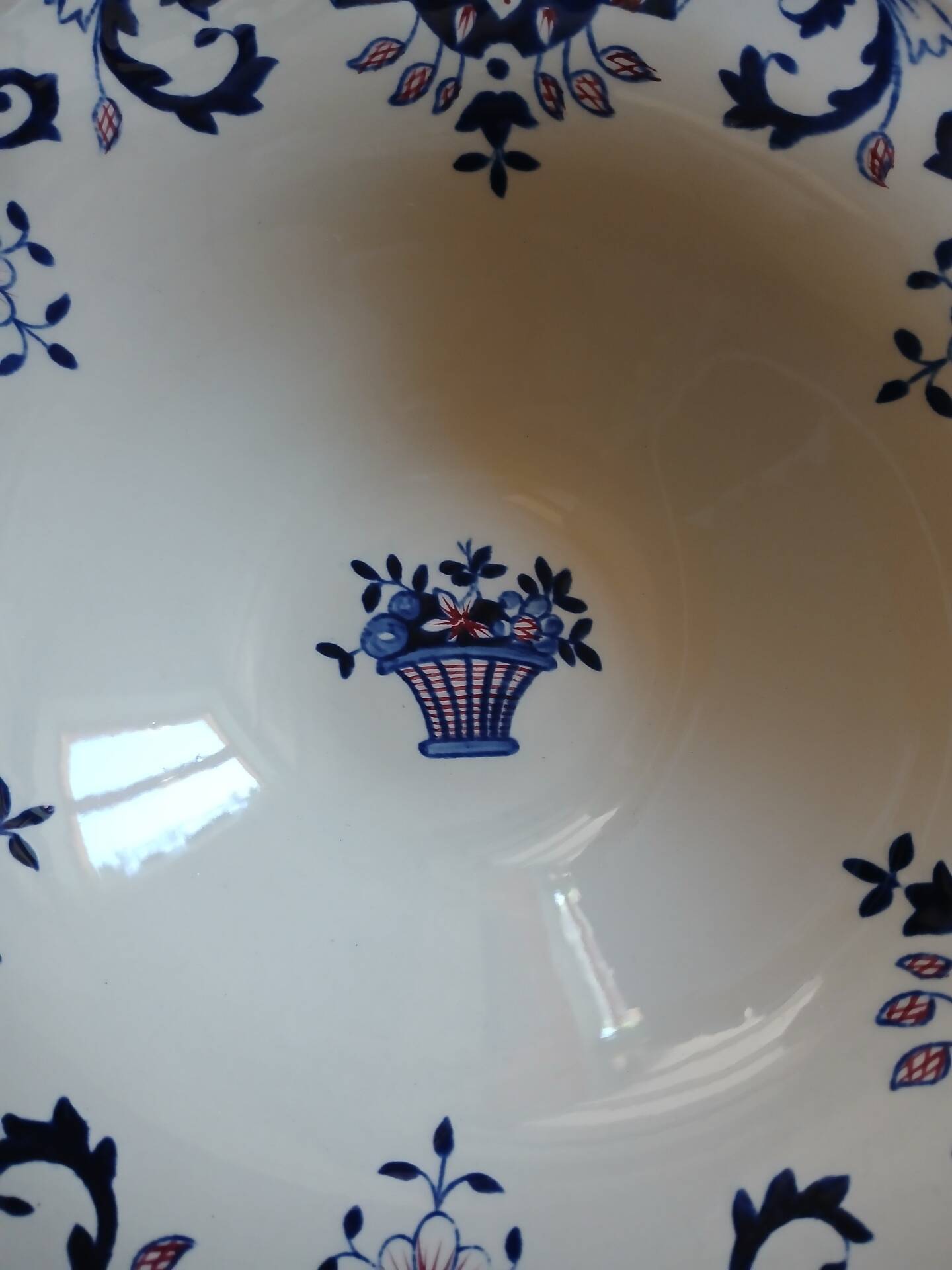 2 antique hollow dishes "Rouennais" from Longchamp