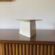 White craquele ceramic vide poche, leDuc France 1970s