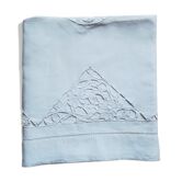 Drap brodé chiffré SD