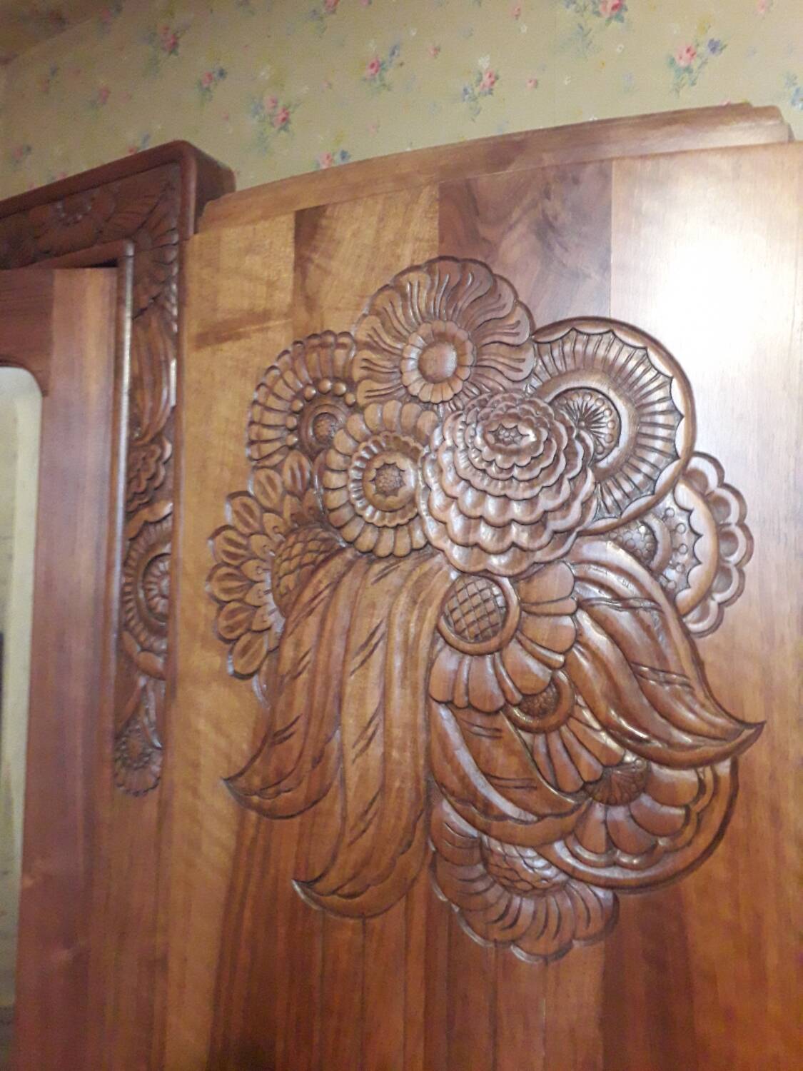 Art deco art nouveau wardrobe