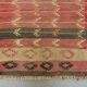Vintage Turkish Mini Kilim 85x55 cm Wool Small Kelim Runner, shabby Chic