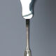 Antique silver mincing spoon