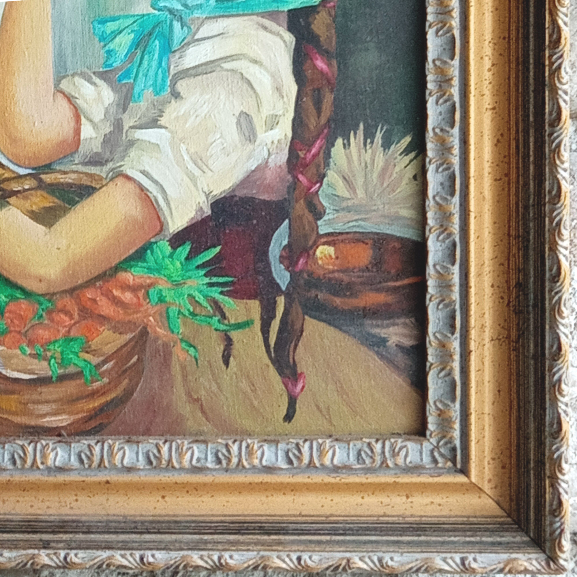 Original signed framed oil painting on canvas