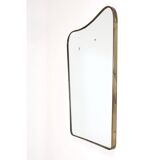 Large Italian mirror from the 50s, 71x57 cm.