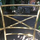 Large office chair circa 1950/60 in Brass