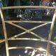 Large office chair circa 1950/60 in Brass