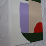 Acrylic painting on stretched canvas