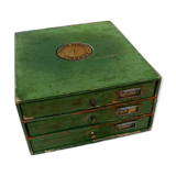 Old haberdashery furniture with drawers