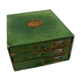 Meuble de mercerie ancien avec tiroirs