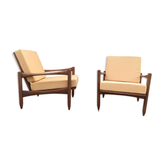 Pair of scandinavian armchairs 60