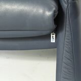 2-seater Leather Sofa Lugano by Erpo Int., Design 1985