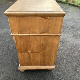 Superbe commode ancienne en bois massif – Style anglais / XIXe siècle