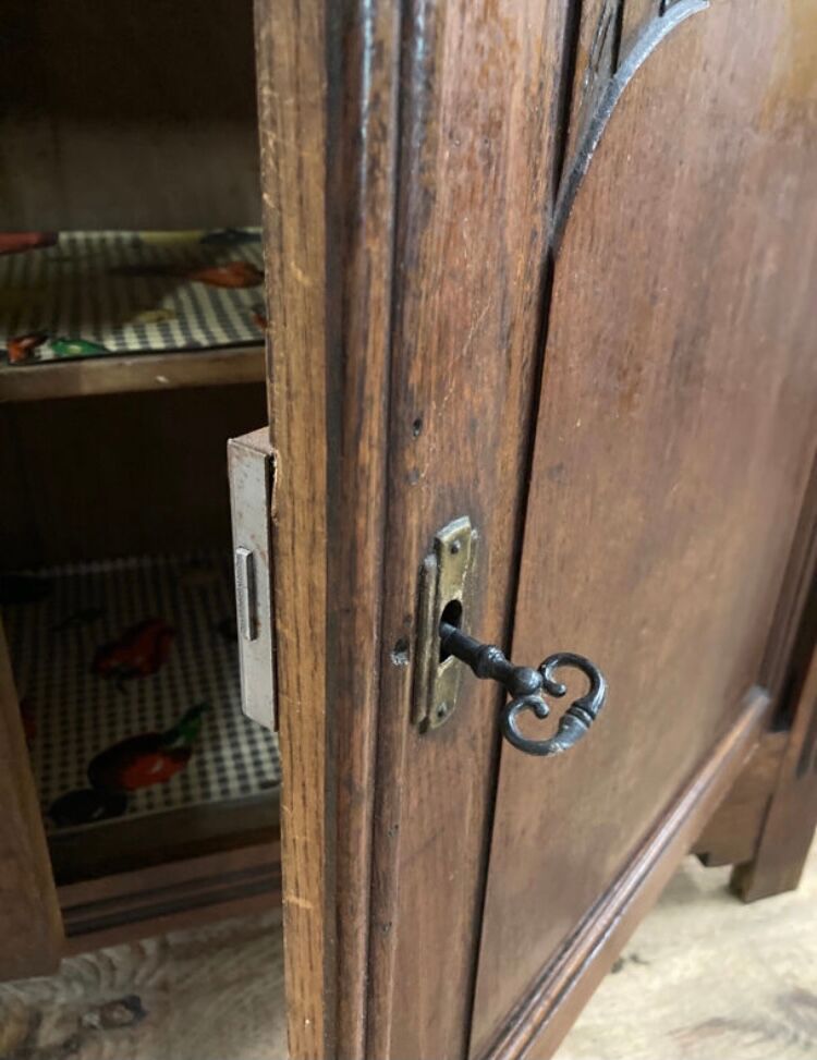 Buffet parisien art déco en bois
