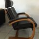 Leather armchair, Nelo Sweden