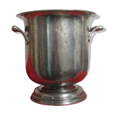 Seau à champagne en étain