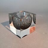 Cendrier moderniste en verre de murano Flavio Poli pour Seguso 1960.