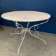 Vintage wrought iron garden table