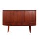 Buffet haut en teck, design danois, années 1960, designer : EW Bach