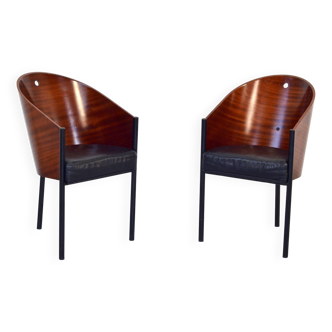 Set Of 2 Vintage Iconic 'Costes' Chairs By Philippe Starck
