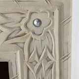 Miroir en bois sculpté