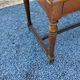 Blond oak desk from the 1900s/1920s 2 drawers feet Louis Philippe