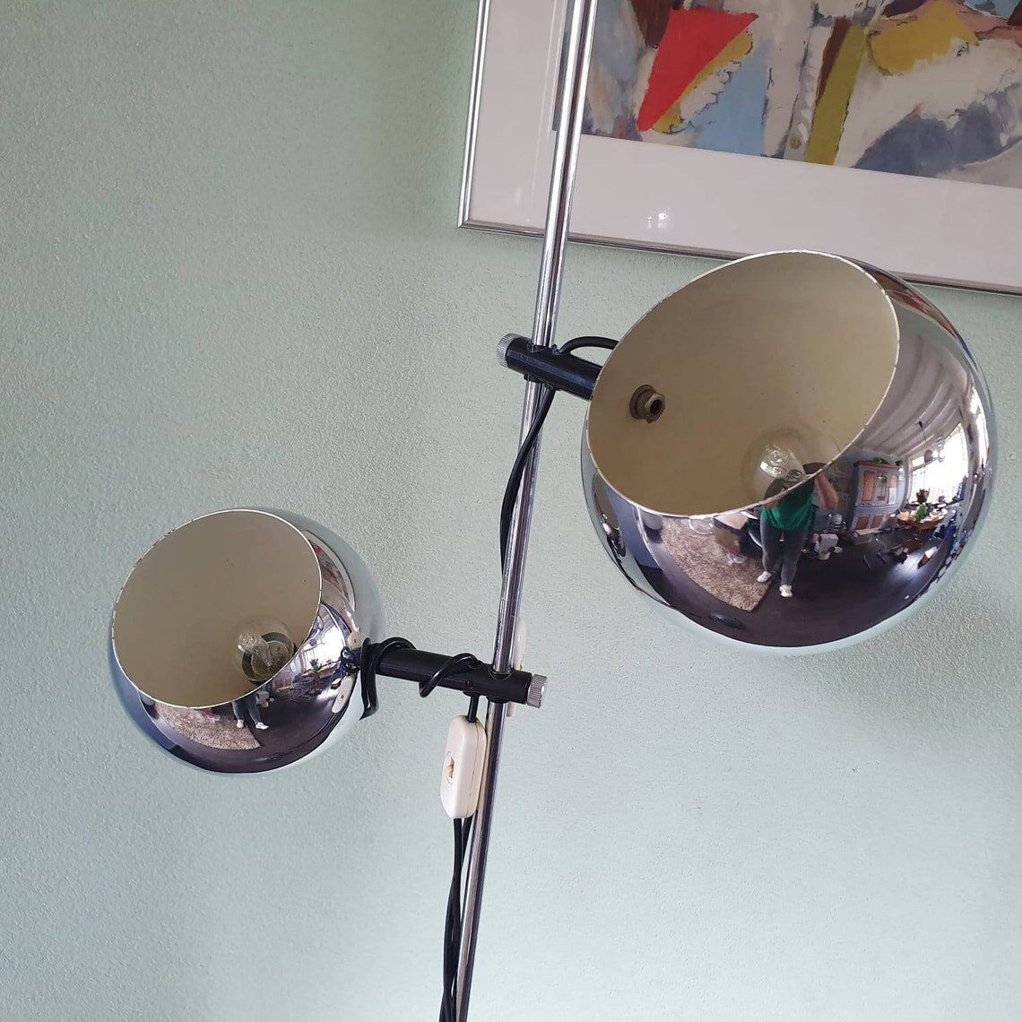Floor lamp RAAK Amsterdam chrome 70s