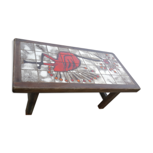Table basse rectangulaire en céramique