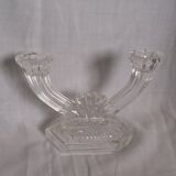 Art Deco chandelier/candlestick, Buder crystal, 1930