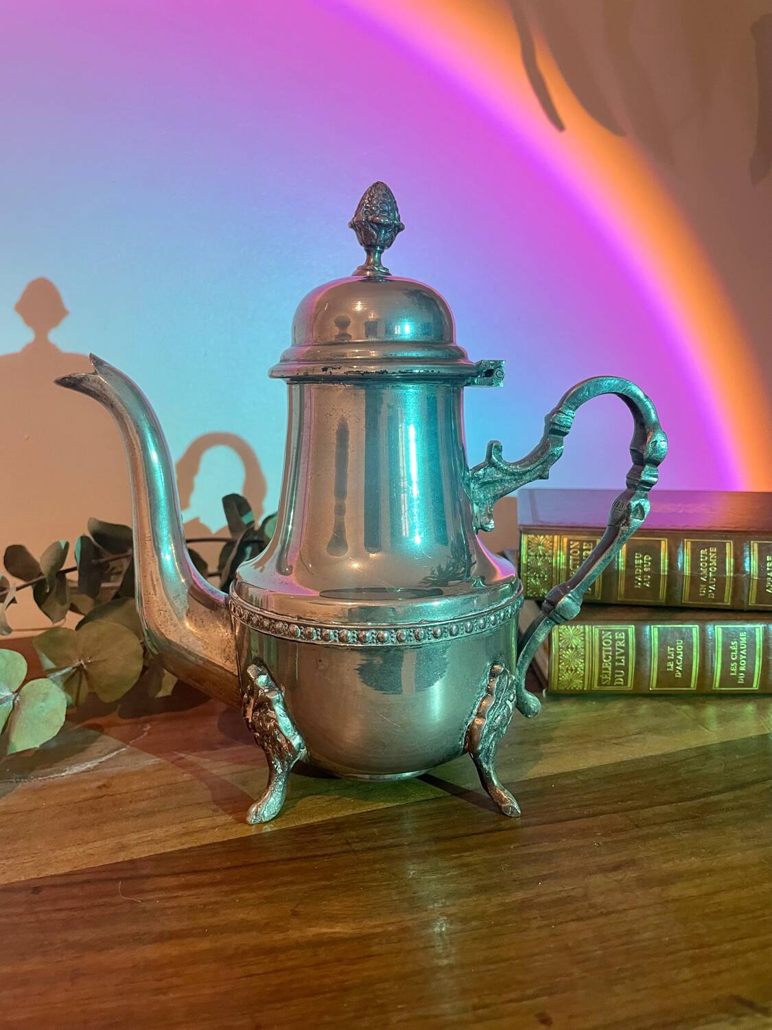 Hallmarked silver metal teapot