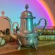 Hallmarked silver metal teapot