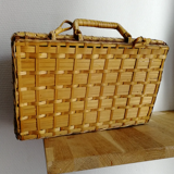 Wicker suitcase