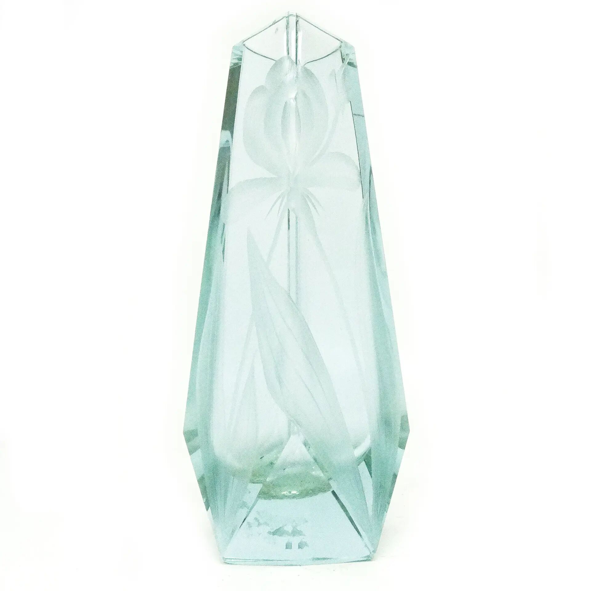Art Nouveau vase, alexandrite crystal glass, Moser, Czechia, early 20th century