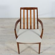 Mid-century teak and fabric dining chairs by Leslie Dandy for G-Plan, 1960s, Set of 8