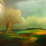 Staf STIENTJES (1883-1974) oil on canvas - Signed lower right