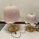 Lot de 2 lampes de table en verre de Murano PAF Studio Milan