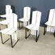 Chaises de salle à manger postmodernes, ensemble de 6 - années 1980