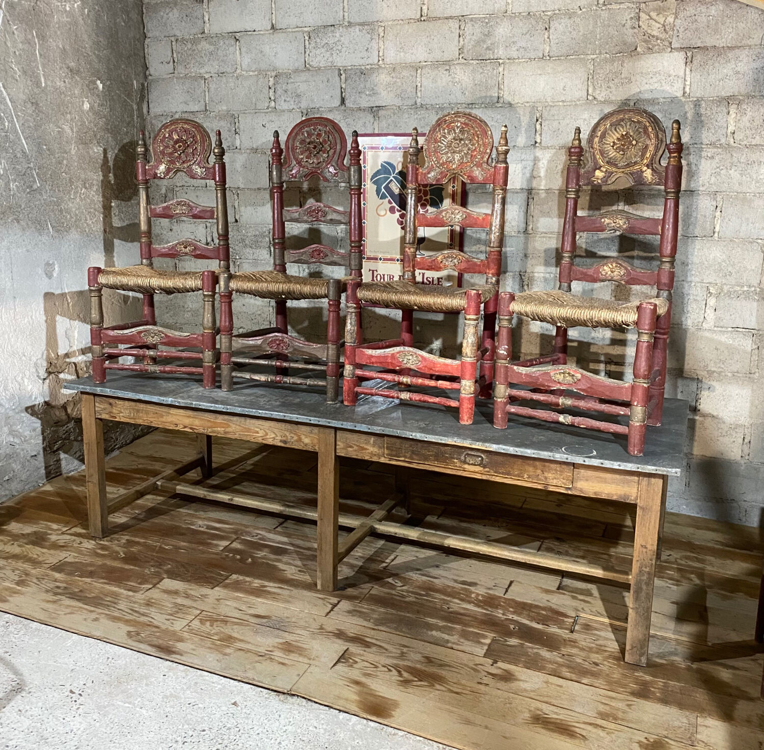 Spanish Chairs "Mallorcans" 19th century