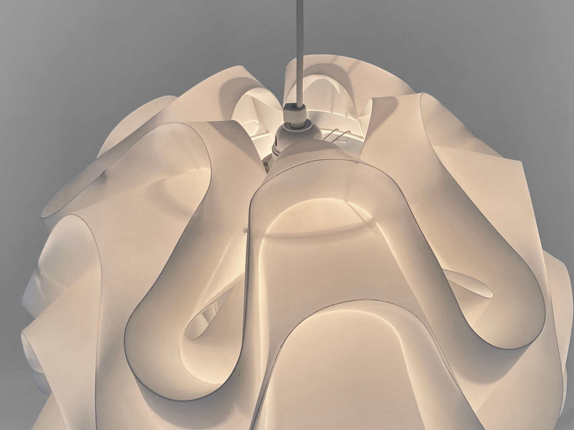 Pendant light P172 by Poul Christiansen for Le Klint, Denmark 1970s