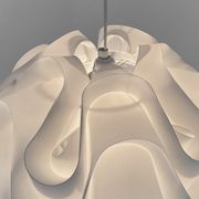 Pendant light P172 by Poul Christiansen for Le Klint, Denmark 1970s