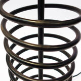 Spring metal lamp