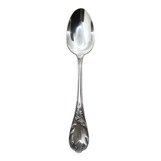 Silver-plated dessert spoon from Christofle, Marly model