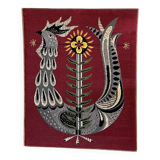 Large canvas, tapestry “The Lyrebird”.