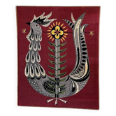 Large canvas, tapestry “The Lyrebird”.