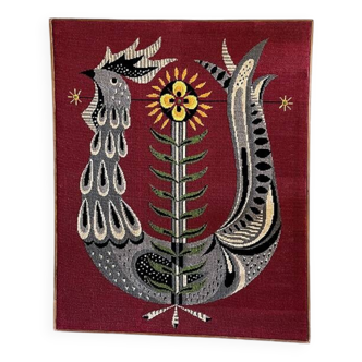 Large canvas, tapestry “The Lyrebird”.